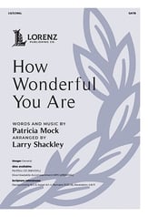 How Wonderful You Are SATB choral sheet music cover